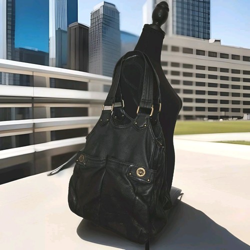 Bolso de Hombro MARC BY MARC JACOBS Hobo Totally Turnlock Negro 13x13x8