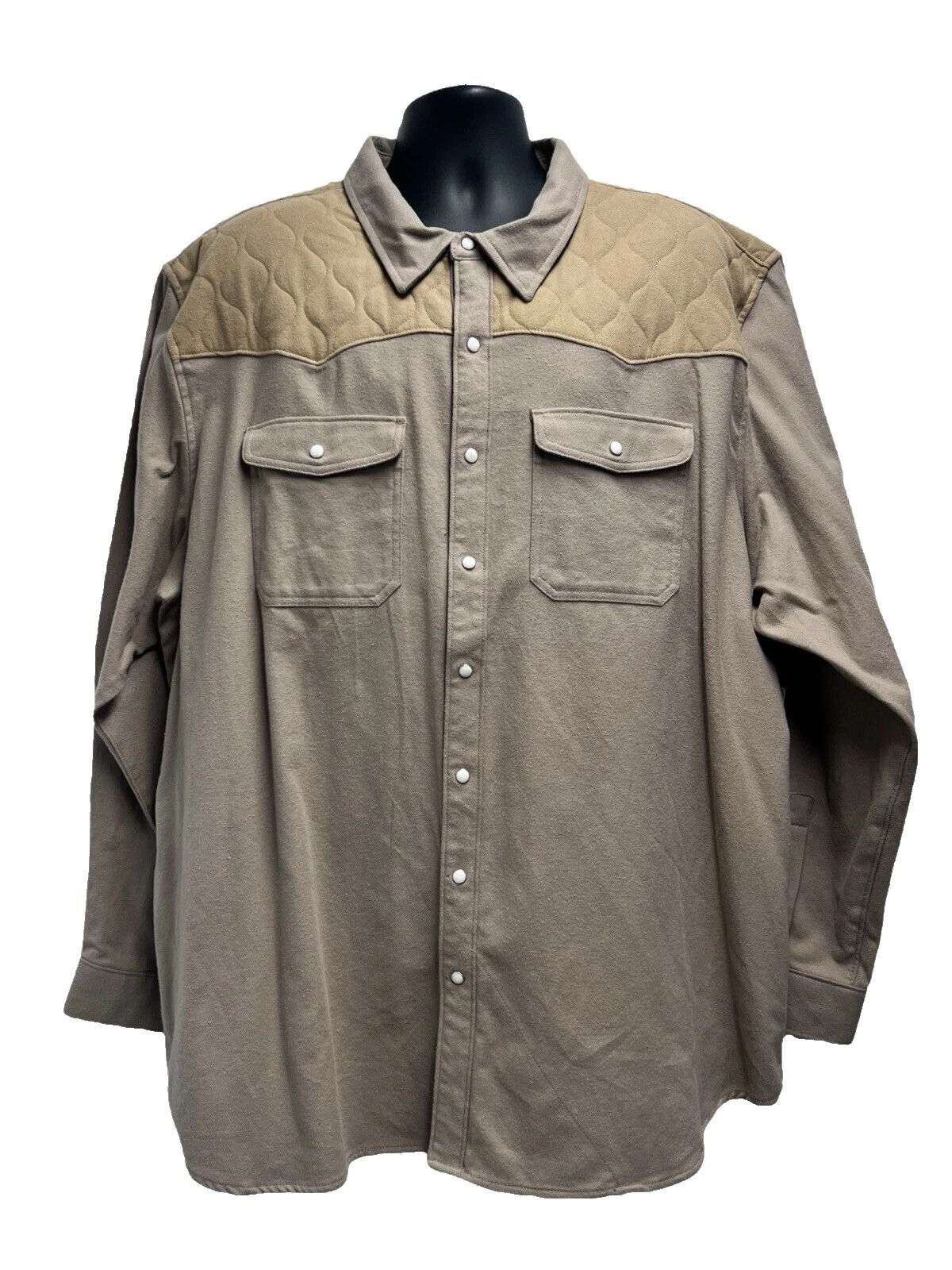 Camisas para hombre Magallanes informales de algodón liso con botones