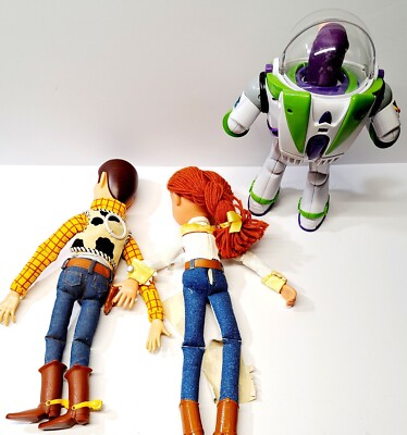 Oreiller Enfant Toy Story Avec Broderie Woody Et Buzz – Coussin Lombaire Pixar Bleu Marine