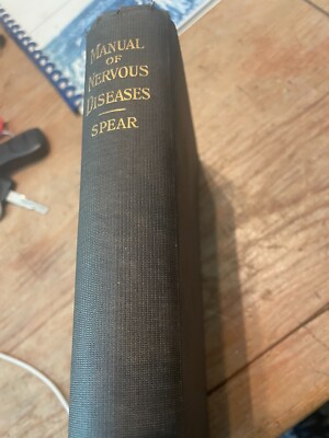 a manual of nervous diseases by spear