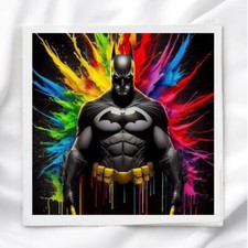 Batman Fabric Panel Quilt Block for sewing quilting crafting BTM1128
