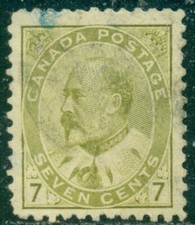 CANADA SCOTT # 92, USED, VERY FINE, GREAT PRICE!