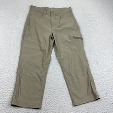 Eddie Bauer Rainier Capri Women's 6 Sprig Outdoor Hiking Stretch Pockets Comfort