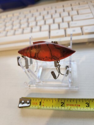 Leurre de pêche vintage Bill Lewis Rat-L-Trap 3 sans lèvres Crankbait