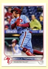 2022 Topps Series 2 Ronald Torreyes baseball card #354 Philadelphia Phillies