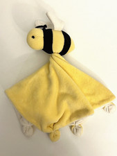 Burt's Bees Baby Yellow Hold Me Bumble bee Lovey Security Blanket Organic