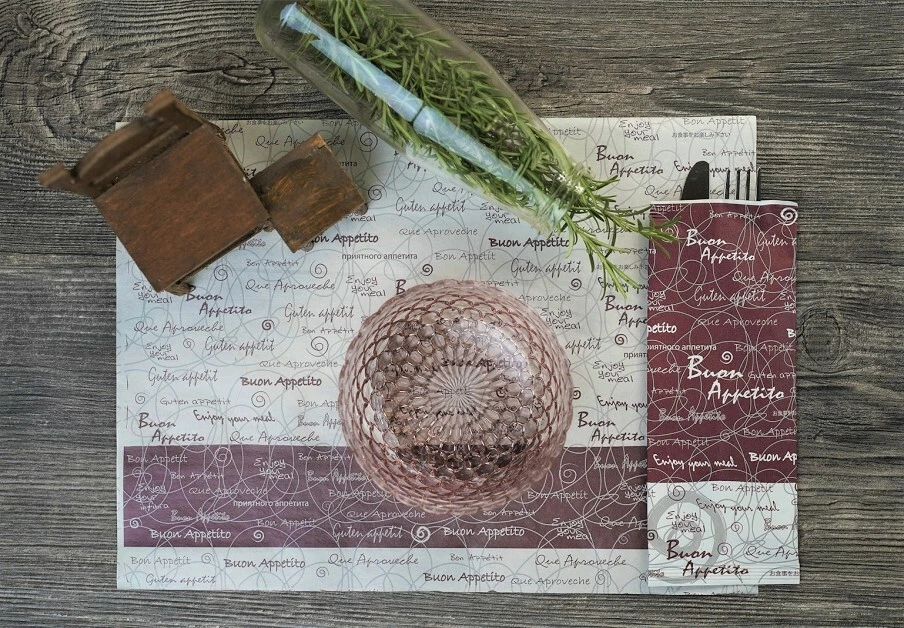 Salvamanteles De Papel Americano 30x40 Dinner Bajoplato BAR Restaurante 500Pz - Imagen 2 de 3