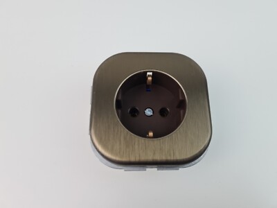 Düwi / Rev Topluxe Bronze Steckdose ohne Kindersicherung Steckdose Topluxe Serie
