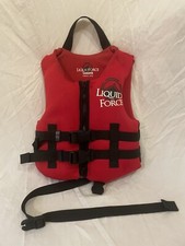 Liquid Force Red Child PFD Life Jacket 30-50lbs