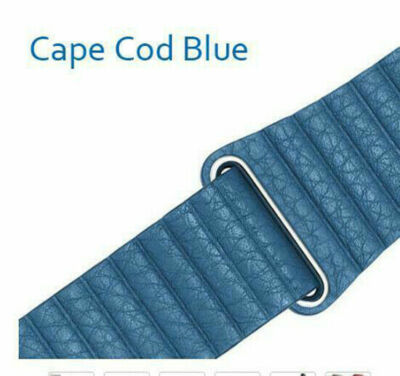 Magnetic Leather Loop Strap Apple Watch Band Series SE 6 5 4 3 2 1 40 38 42 44mm