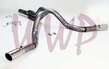 Dual 4 Filter Back Exhaust System 11-15 Chevygm 2500 6.6l Duramax Turbo Diesel