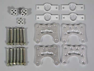 Adattatore Montaggio Sospensione Anteriore E Posteriore In Alluminio Per Tamiya Clodbuster 1/10