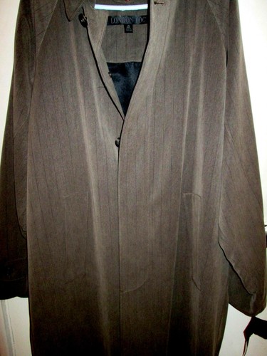 Nwts London Fog Men's Size 38 Reg Brown Removable Lining Trench Coat - Picture 3 of 7