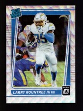 2021 OPTIC PREMIUM BOX SET WAVE PRIZM #256 LARRY ROUNTREE RC /299 CHARGERS