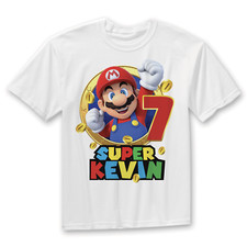 Super Mario Family Birthday Shirt, SUPER MARIO Custom Shirt, Super Mario party
