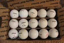 15 used Titleist DT 90 Golf Balls -- Balls AAA Condition