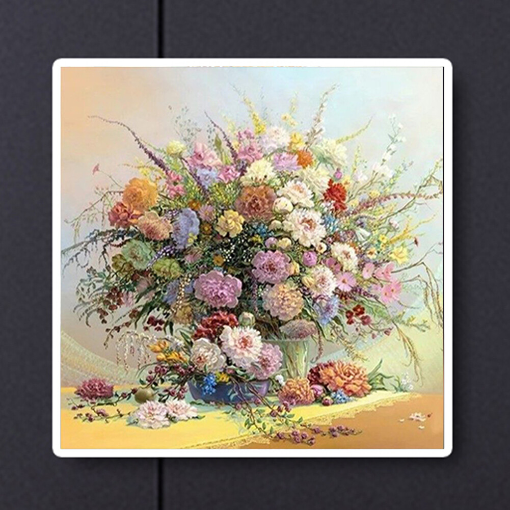 5D DIY Full Round Drill Diamond Painting Vase Kit Home Decoration Art ...