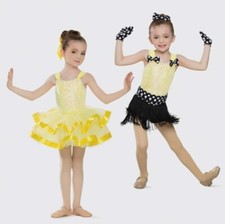 Dancewear Costume Size SC Revolution RC19806 Ballet Tutu Tap Spandex Sparkle
