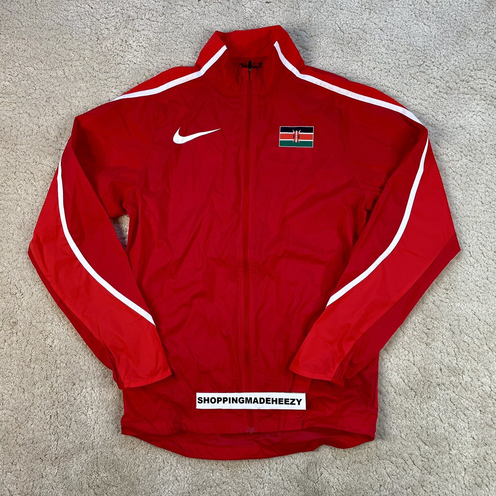SACAI X NIKE [XS] NIKE PRO ELITE OLYMPIC TEAM KENYA Giacca a vento leggera da corsa