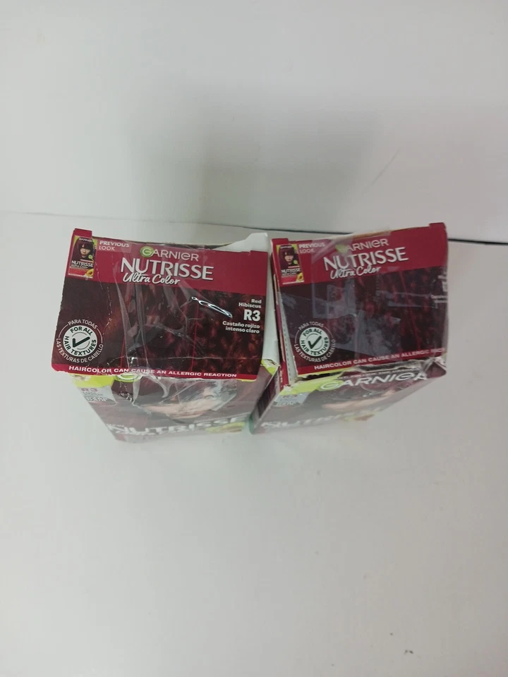 2 x Garnier Nutrisse цвет крем постоянный цвет волос #R3 свет Auburn новый - Изображение 3 из 4