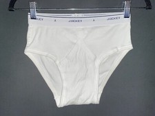 JOCKEY White Cotton BRIEF Men  s Underwear Size 34 USA