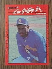 1990 Donruss Baseball #365 Ken Griffey Jr Junior MULTIPLE ERROR CARD