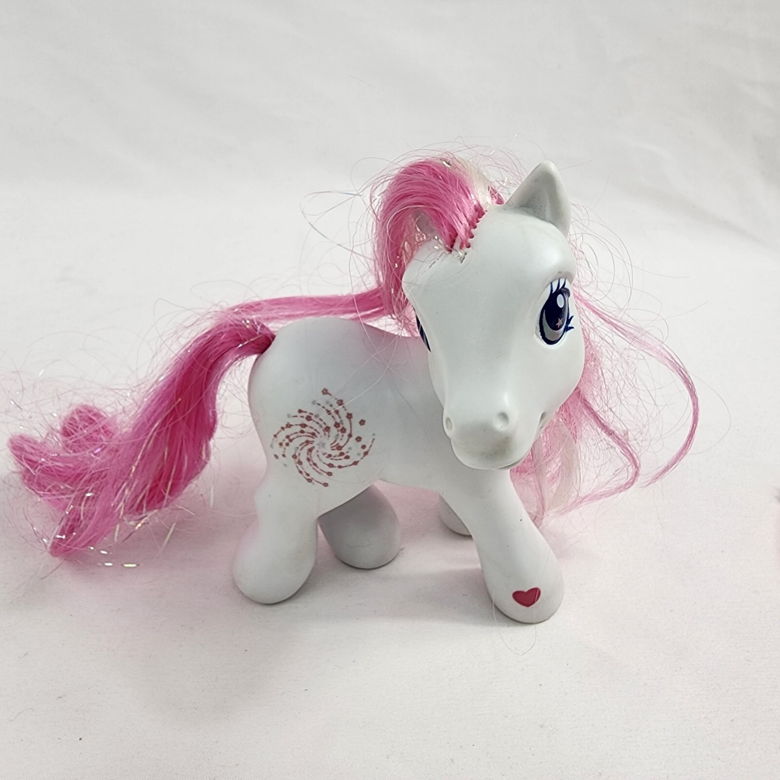 My Little Pony G3 Rain or Shine Garden Time Star Swirl bianco con stelle Cutie 2002