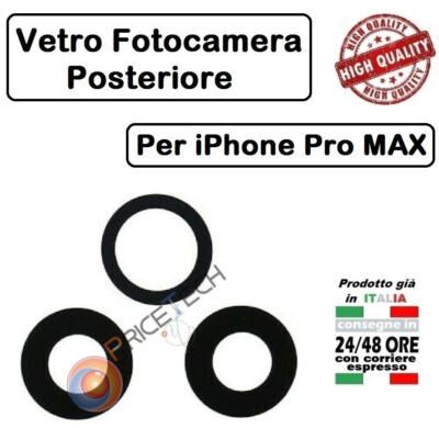 PER IPHONE 11 LENTE VETRO VETRINO FOTOCAMERA CAMERA POSTERIORE - Foto 4