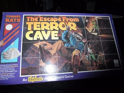 The Escape From Terror Cave Board Game Tunnel Rats 1990