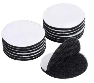 20 Pairs Self-Adhesive Nylon Hook and Loop Tape - Fastener Strips Set