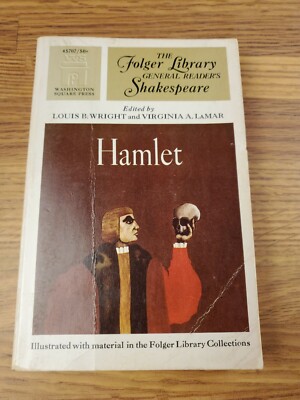 Hamlet William Shakespeare Folger Library 1970 Washington Square Press