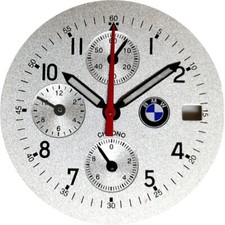 Zifferblatt silberfarben Armbanduhr Zeiger 12...