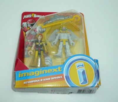 Power Rangers Scorpina King Sphinx Imaginext Action Figures Set Damaged Box