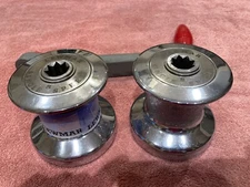 Lewmar England #8 Single Speed Winches with Sea-Dog Lock-in Nylon Floating Winch