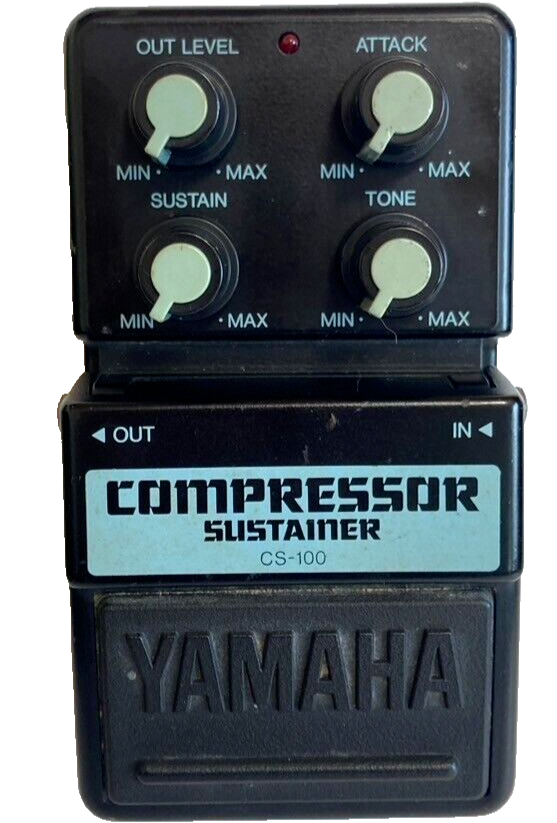 YAMAHAエフェクター Compressor Sustainer CS-100 Yamaha CS-100 Compressor Sustainer Guitar Effects Pedal From Japan
