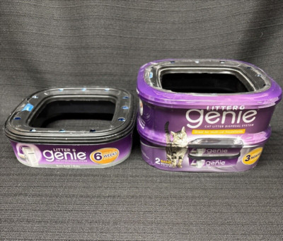 Basic Refill Litter Genie Cat Litter Disposal System 3 Packs of 10.5 ft (18 wks)