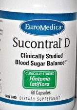  1  SUCONTRAL-D 60cap,FREE BKLET ON D ABETES, EUROMEDICA, BLOOD SUGAR BALANCE,