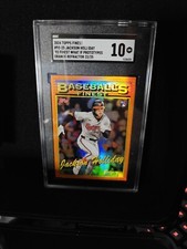 2024 Topps Finest #93-25 Jackson Holiday RC Baseball’s Finest Orange /25 SGC 10