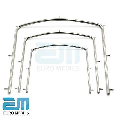 MEDENTRA MANUFACTURING PK 3X Dental Rubber Dam Frame Child & Adult Endodontic Ortho Dam Dental Lab Tools