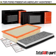 Engine & Cabin Air Filter for Ford Freestar Mercury Monterey 04-07 V6 4.2L