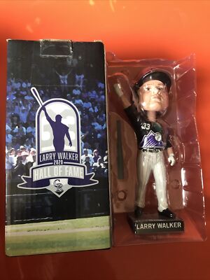 King Sooper Larry Walker HOF Bobblehead Hall Of Fame Colorado Rockies ...