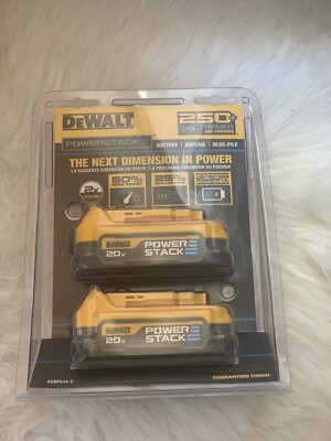 DEWALT DCBP034-2 20V Powerstack Battery Pack (2-Pack) BRAND NEW UNOPENED