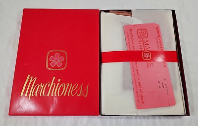 3 prs - NEW OLD STOCK Macys Marchioness Ladies Stockings / Juniper / Sz Medium