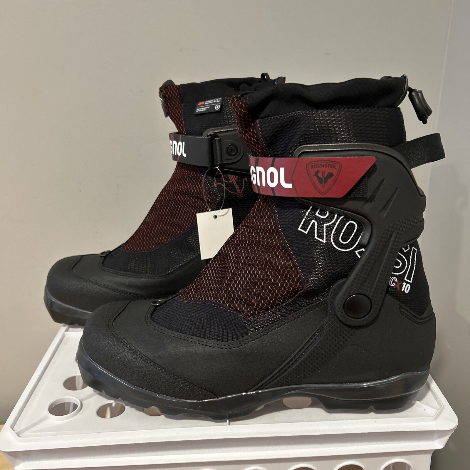 SALOMON Stivali da sci Rossignol da uomo BC X 10 Nordic XC nuovi taglia 47 #3392