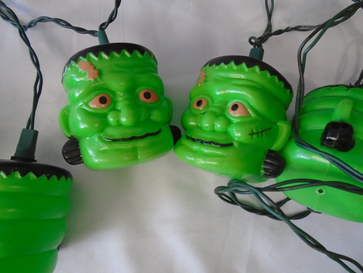 Lot of 2 10 Indoor Outdoor Superbright Frankenstein Blow Mold