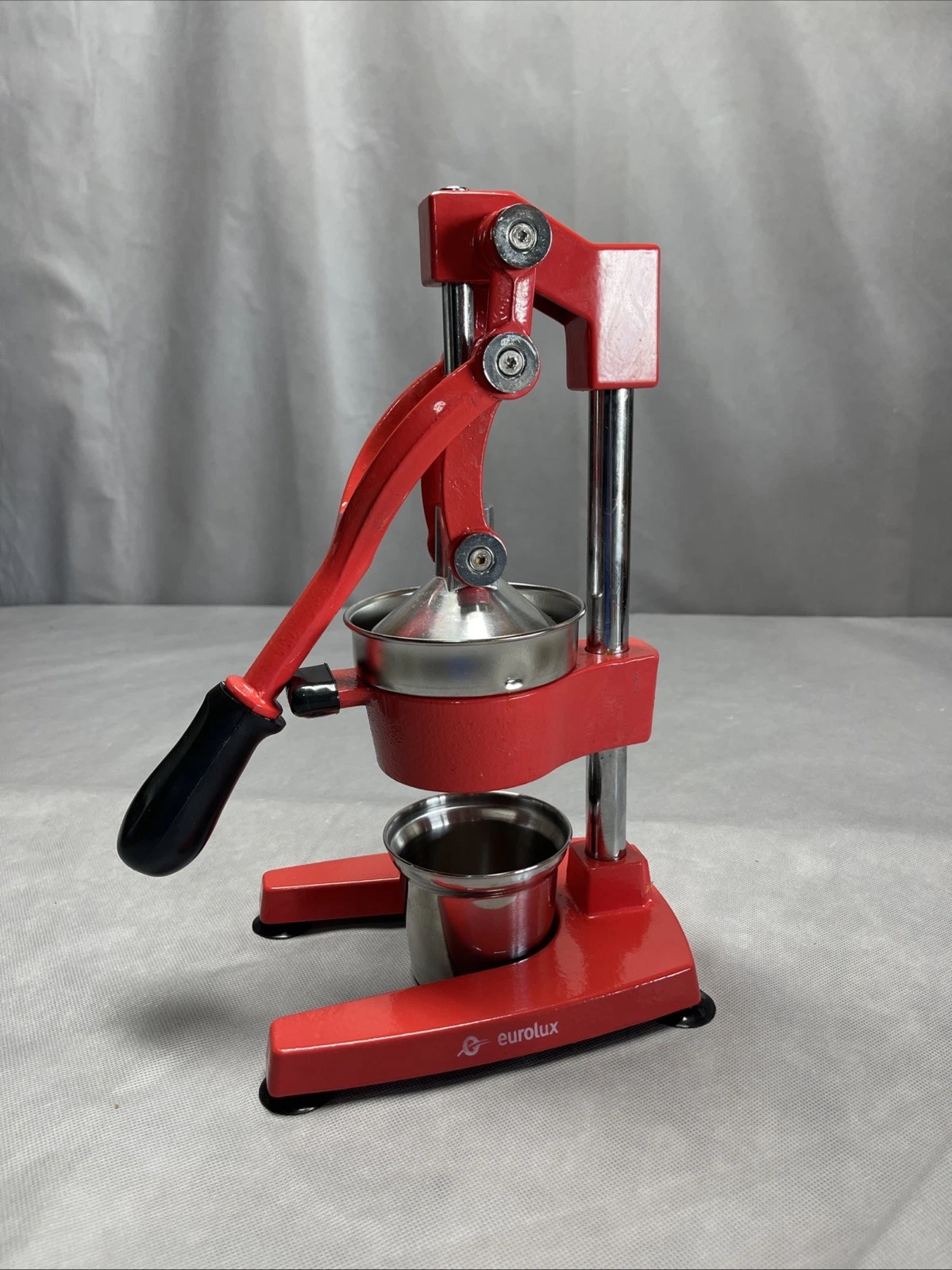 Eurolux Cast Iron Citrus Juicer Commercial Grade Manual Hand Press Squeeze - Red
Opens in a new wind