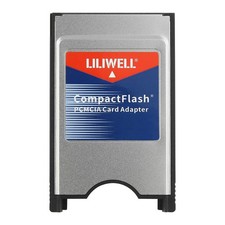 LILIWELL CompactFlash to PCMCIA Ata Adapter, Type I Card Reader, 8.5 x Black