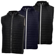 Calvin Klein Herren 2026 Redwood Kapuze Hybrid leichte Weste 55% Rabatt UVP