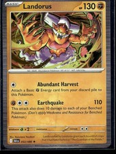 Landorus 053/086 Holo Rare Black Bolt Pokemon Lightly Played