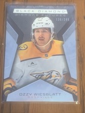 Ozzy Wiesblatt Rookie Gems 2025/26 Black Diamond futures 138/249